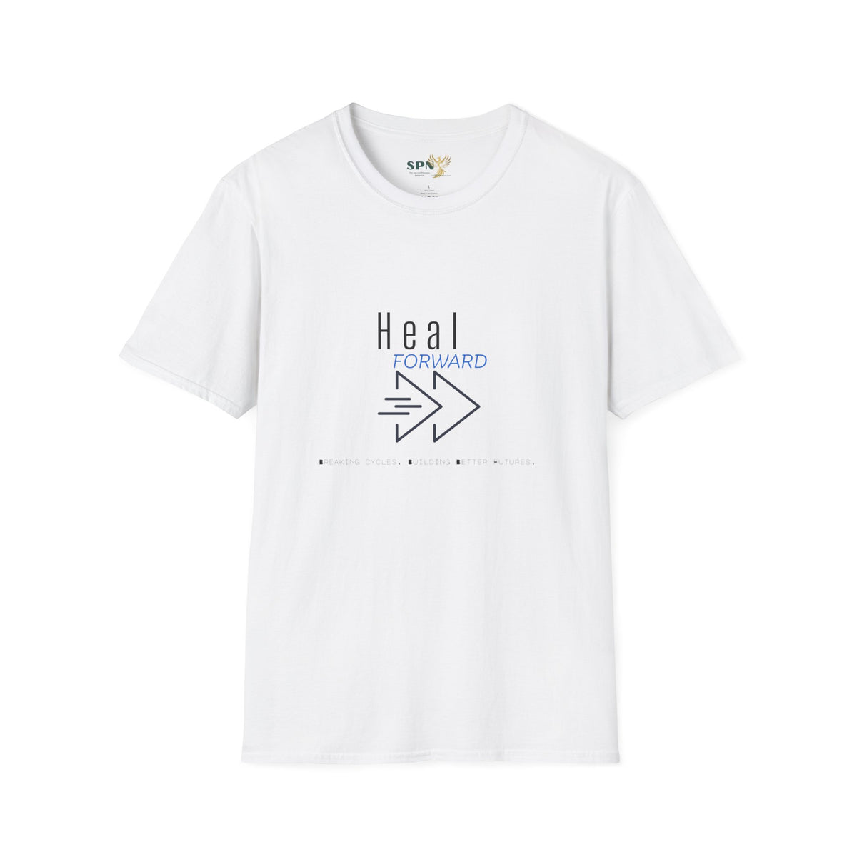 Heal Forward T-Shirt — Inspirational Recovery Tee with Arrow Graphic