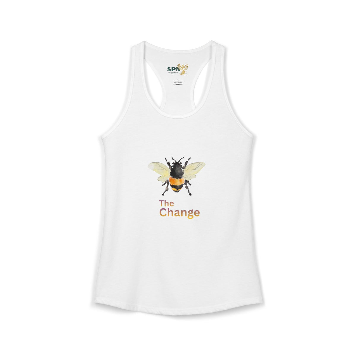 BEE The Change Racerback Tank