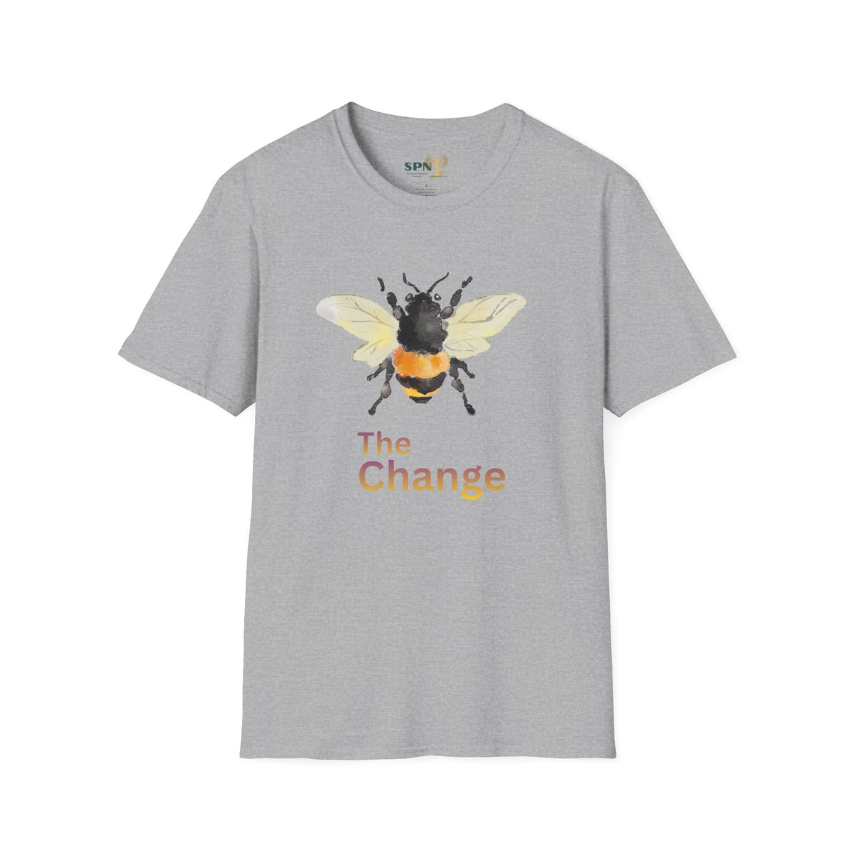 Bee Graphic T-Shirt — 'The Change' Watercolor Bee Tee